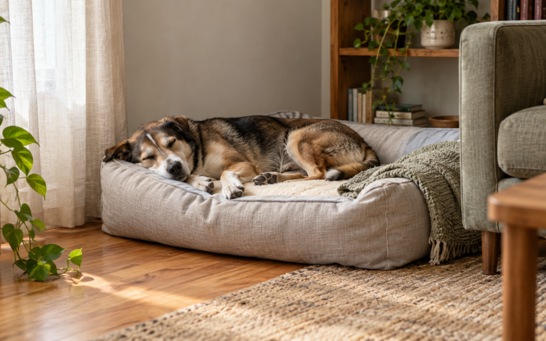 Einen Ruheplatz für den Hund einrichten: Rückzug im lebendigen Haushalt